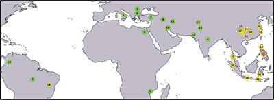 New Insights on <mark class="highlighted">Water Buffalo</mark> Genomic Diversity and Post-Domestication Migration Routes From Medium Density SNP Chip Data